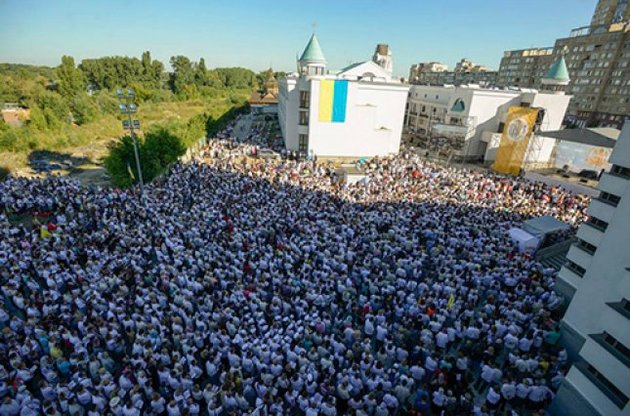 Тысячи паломников собрались в Киеве на освящение Патриаршего собора УГКЦ