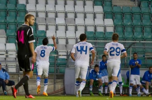 Лига Европы: "Днепр" не оставил шансов эстонцам, "Черноморец" минимально обыграл албанцев