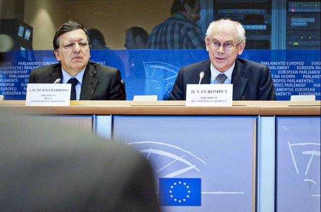 Баррозу і Ромпей категорично засудили тиск Росії на Україну