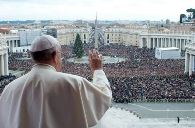 Папа римский Франциск поздравил католиков с Рождеством Христовым