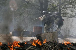 В пригороде Донецка в бою с сепаратистами погибли 12 силовиков, еще 13 попали в плен