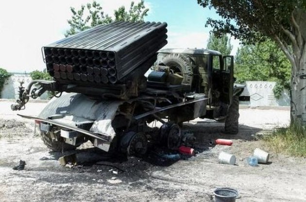 Силы АТО отбили ряд атак террористов, боевики применяют "Грады"