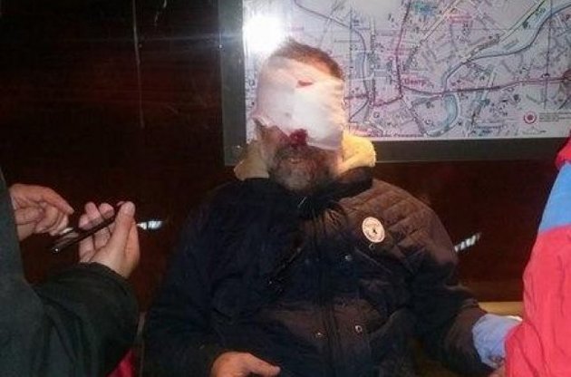 Во время сноса Ленина в Харькове пострадал активист