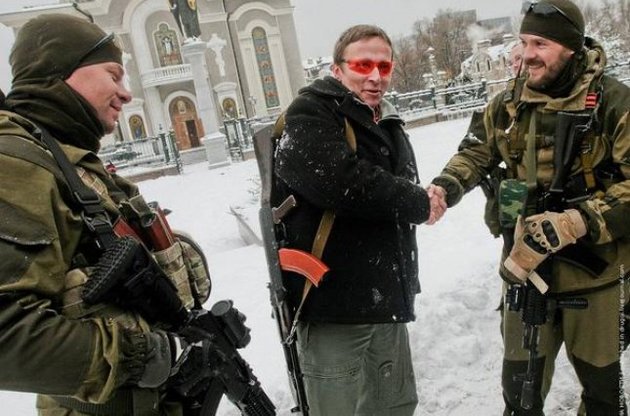 Охлобыстин в Донецке назвал россиян, не поддерживающих "Новороссию", извращенцами и подонками
