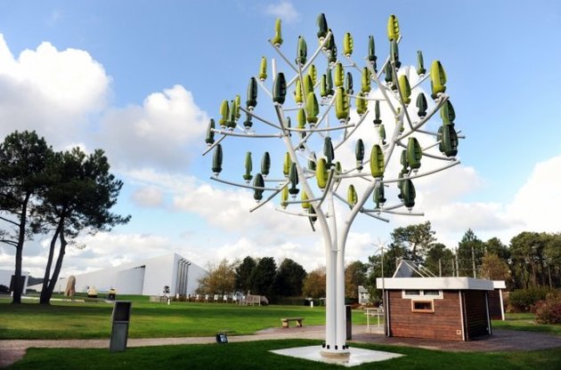 Искусственные деревья будут генерировать электроэнергию при помощи ветра
