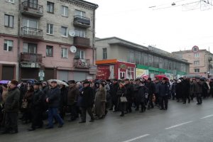 На марш мира в Тернополе вышли несколько тысяч человек