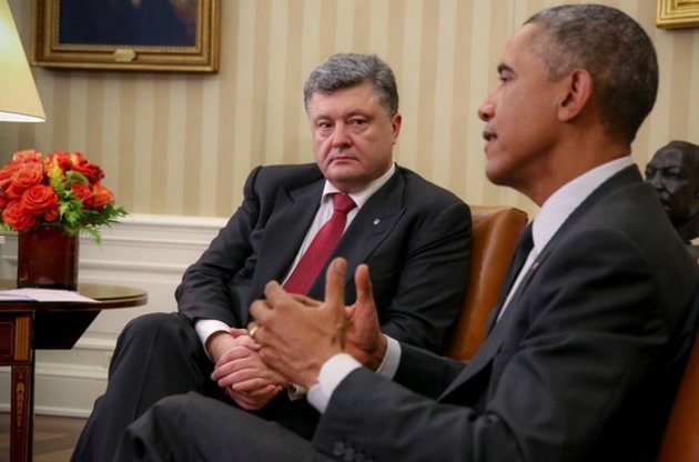 Порошенко и Обама договорились координировать усилия в случае эскалации в Донбассе