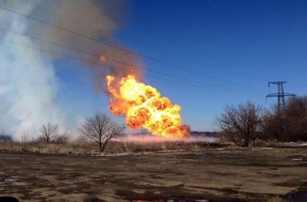 Часть Донецкой области осталась без газа из-за пожара на трубопроводе - Укртрансгаз