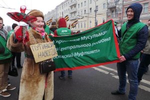 В Москве собрался "Антимайдан": молодчики и казаки против "фашизма" и за "путинизм навсегда"