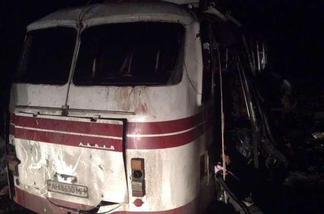 Автобус под Головкой был обстрелян из миномета - облМВД