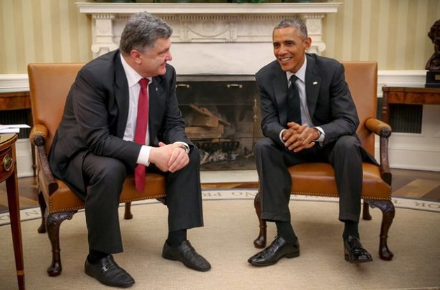 Порошенко и Обама договорились продолжить давление на Россию
