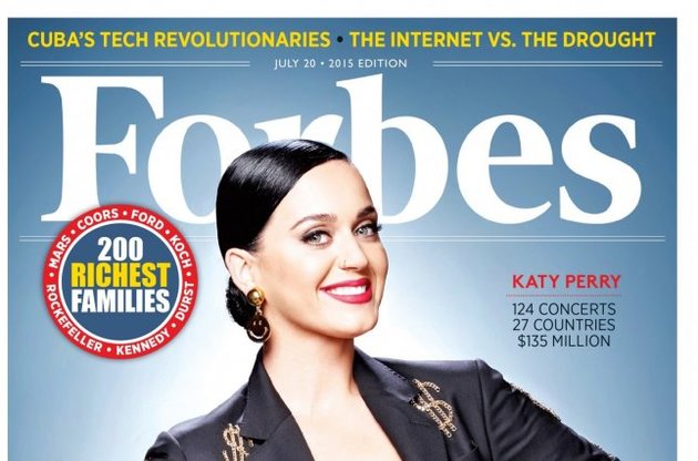 Forbes оприлюднив список 100 найбагатших знаменитостей світу