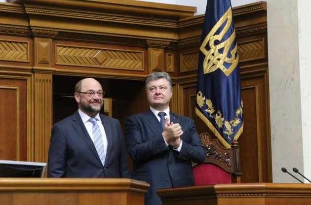 Шульц рекомендовал Украине решать текущие проблемы, а не думать о членстве в ЕС
