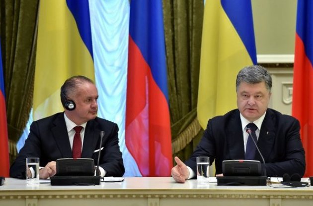 Президент Словакии призвал ЕС поддержать Украину и ее реформы