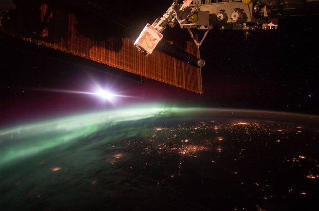 Полярное сияние из космоса: NASA показало интересное фото