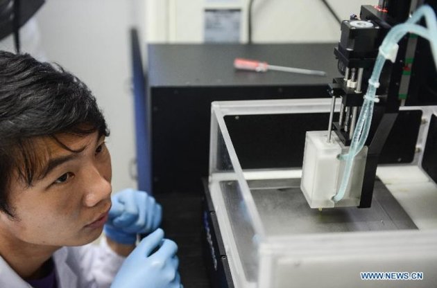 В Китае разработали первый в мире 3D-биопринтер для печати кровеносных сосудов