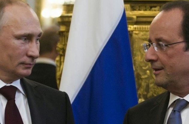 Олланд на переговорах в Москве призвал Путина к созданию "большой коалиции" против ИГ
