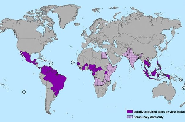 В США предупредили о вспышке лихорадки Зика в Центральной и Южной Америке
