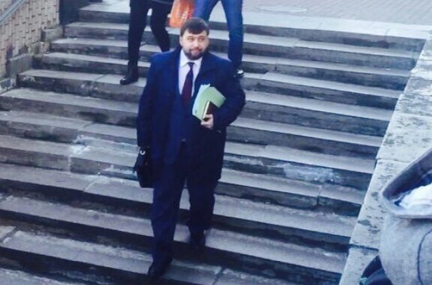 Главарь "ДНР" Пушилин "засветился" на выходе из администрации Путина