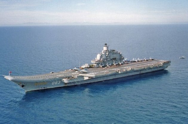 Російський авіаносець "Адмірал Кузнєцов" не доплив до Сирії