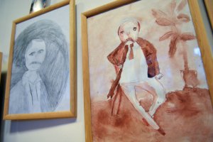 Во Львове показали забавные портреты Тараса Шевченко, нарисованные детьми