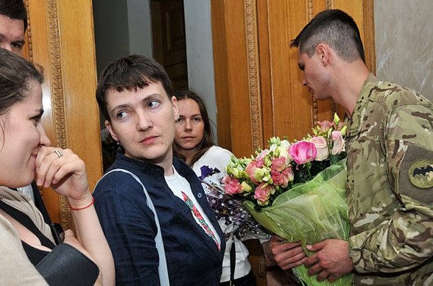Савченко закликала мешканців Росії вставати з колін