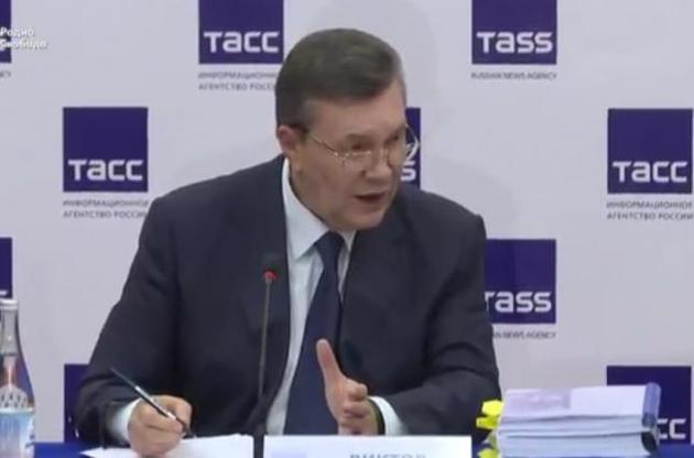 Янукович жалеет, что не ввел военное положение во время Евромайдана