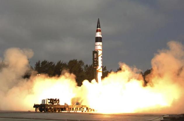 В Індії успішно випробували міжконтинентальну балістичну ракету