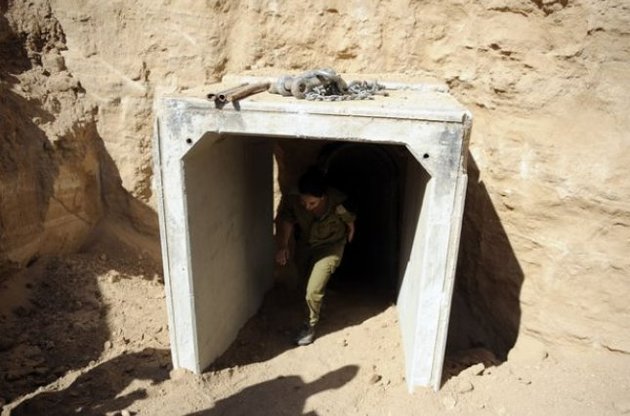 Палестинці використали сотні тонн "гуманітарного бетону" для будівництва тунелю з Гази до Ізраїлю