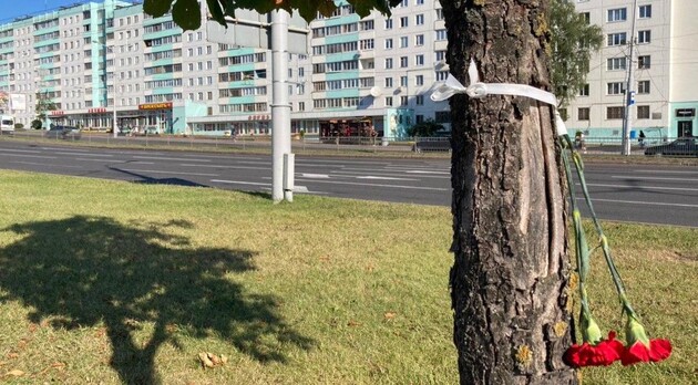 В Минске оперативно разобрали мемориал погибшему во время протестов