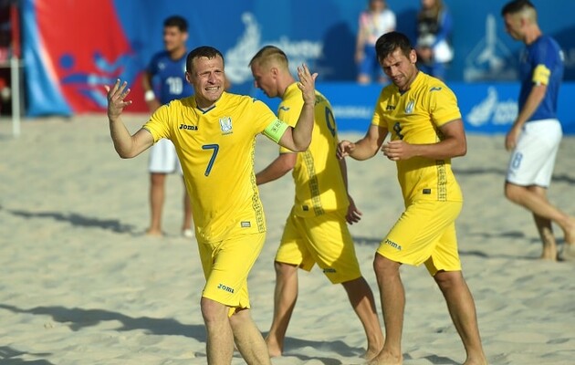 Украина завоевала бронзу Евролиги по пляжному футболу