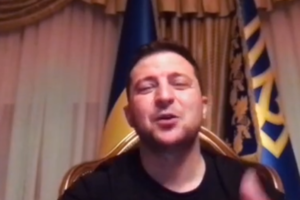 Зеленский записал видеообращение из Феофании