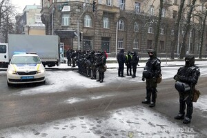 В Киеве из-за протестов полиция перешла на усиленный режим работы