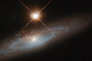 «Хаббл» сделал снимок галактики в свете звезды