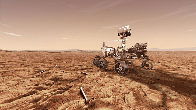 Марсоход Perseverance показал новую панораму Красной планеты со звуками пустыни