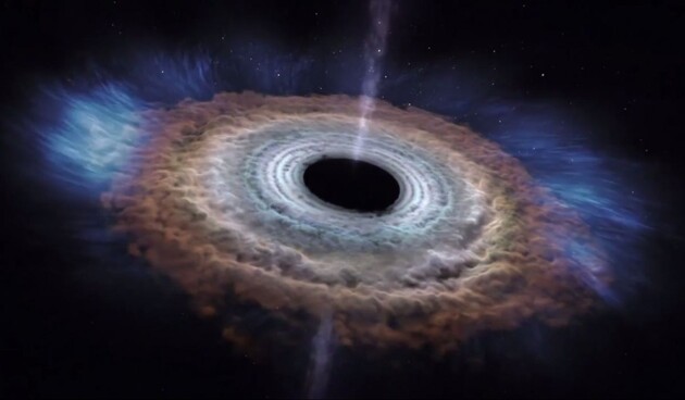 Астрофизики обнаружили черную дыру, которая поглощает нейтронную звезду