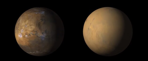 Пылевая буря повлияла на смену сезонов на Марсе 