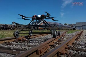 В Норвегии создали железнодорожный дрон