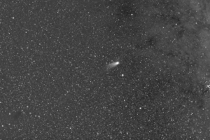Аппарат Solar Orbiter смог «увидеть» комету Леонарда