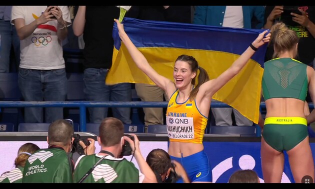 Украинка Магучих стала чемпионкой мира по прыжкам в высоту