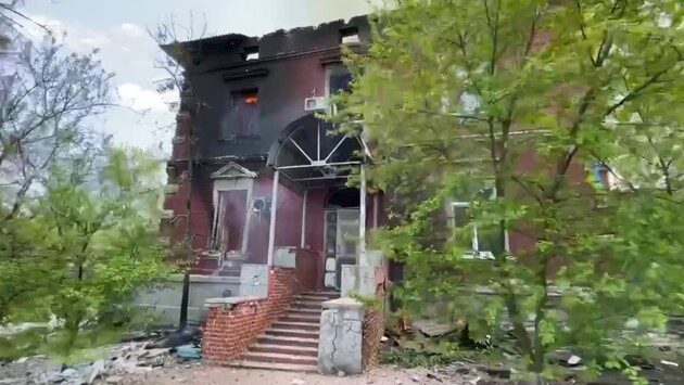 Россияне разрушили в Лисичанске 130-летний памятник архитектуры, переживший две мировые войны