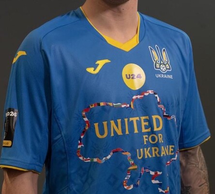 Сборная Украины по футболу представила новую форму для товарищеских матчей