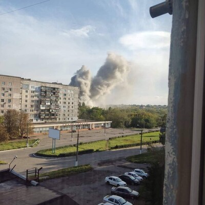 В Алчевске слышны взрывы на складе оккупантов – Гайдай