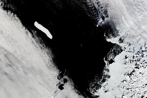 Крупнейший айсберг в мире покинул Антарктиду и движется к своей «гибели»