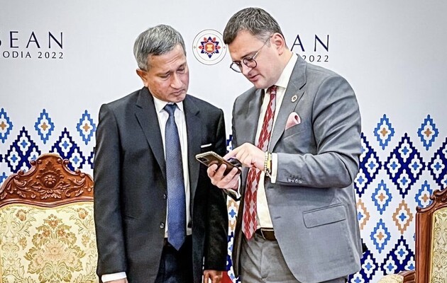 Кулеба встретился с главой МИД Сингапура: обсудили поддержку Украины