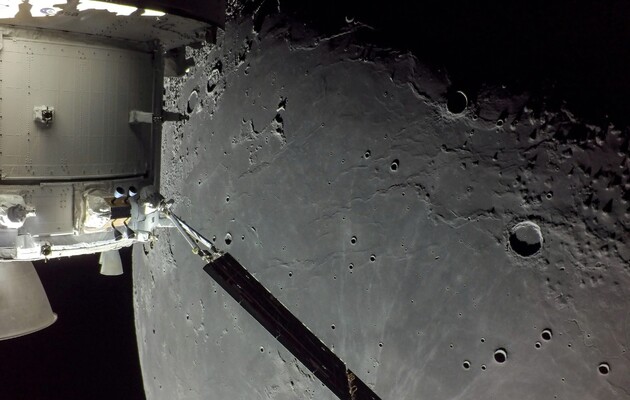 Корабль «Орион» сделал детальные снимки поверхности Луны