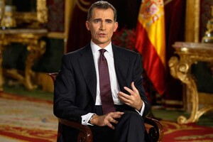 Король Испании в рождественской речи поддержал Украину