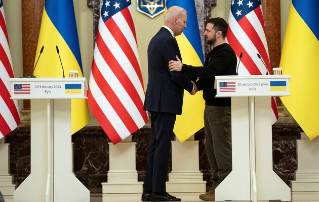 Biden in Kiew Kiew hat ein Signal an Putin gesendet, aber die Schlüsselfrage blieb unbeantwortet