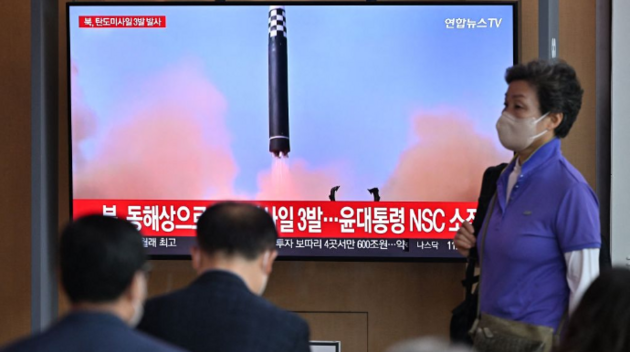 Nord Korea hat eine weitere ballistische Rakete abgefeuert