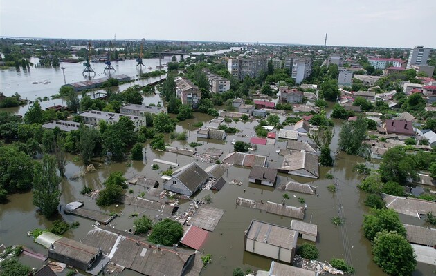 В ОВА рассказали, на сколько уменьшилась площадь затопленных территорий в Херсонской области